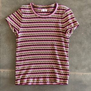Madewell multicolor striped shirt